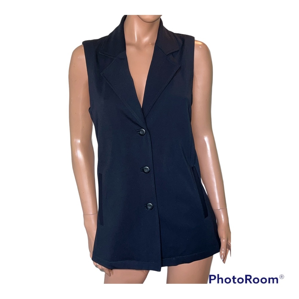 Peace of Cloth XS sleeveless navy top New With Tags
